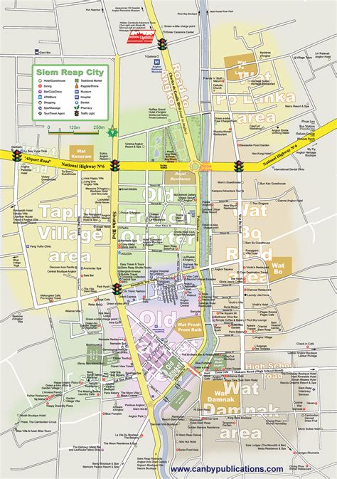 map of siem reap cambodia.